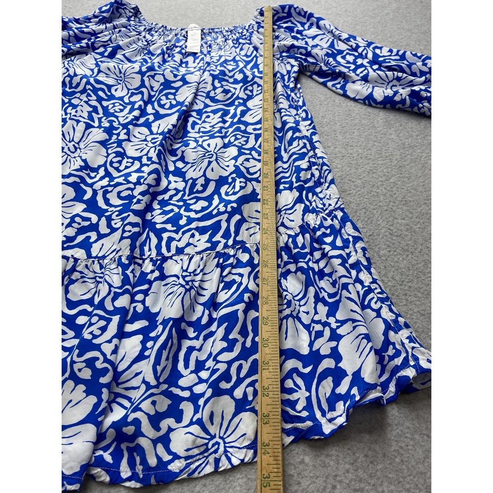 Tommy Bahama Dress‎ Womens Small Floral Rayon Tiered Off Shoulder Pockets Summer - Picture 9 of 10